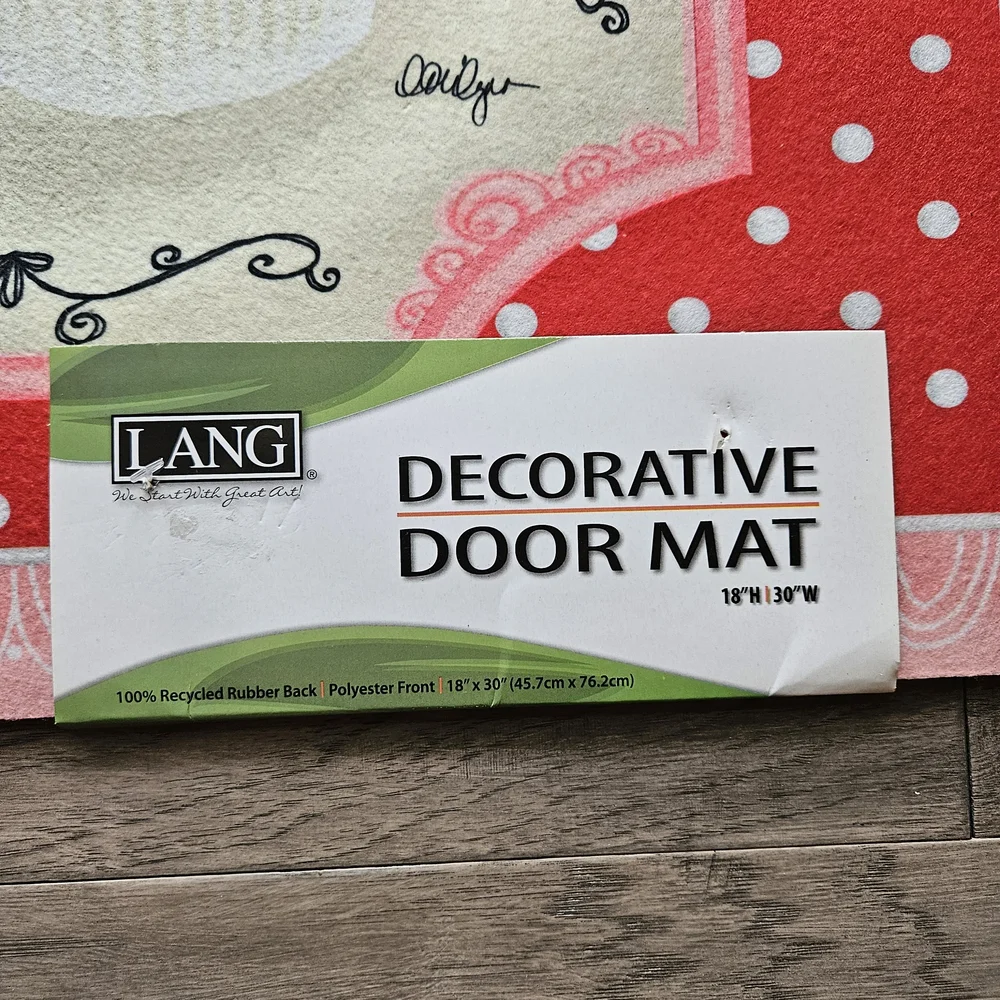 NWT Valentine Doormat Anti Fatigue Kitchen Mat - Sweet On You Cupcakes 18